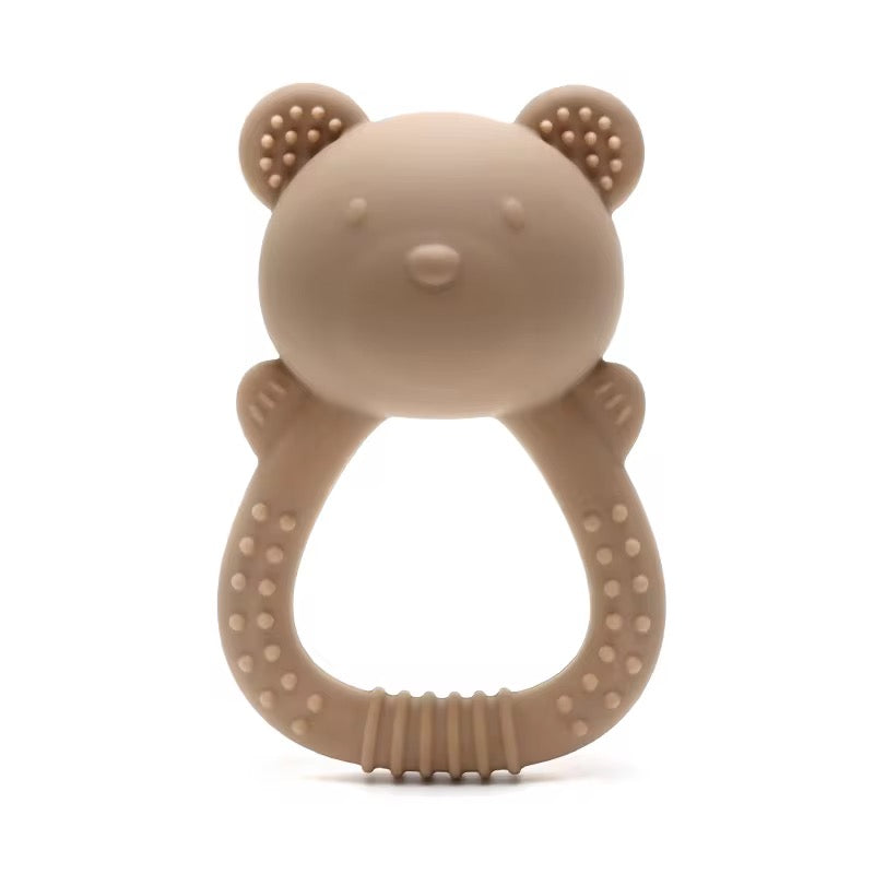 Bear Sensory Toy and Teething essentials Set (taupe)