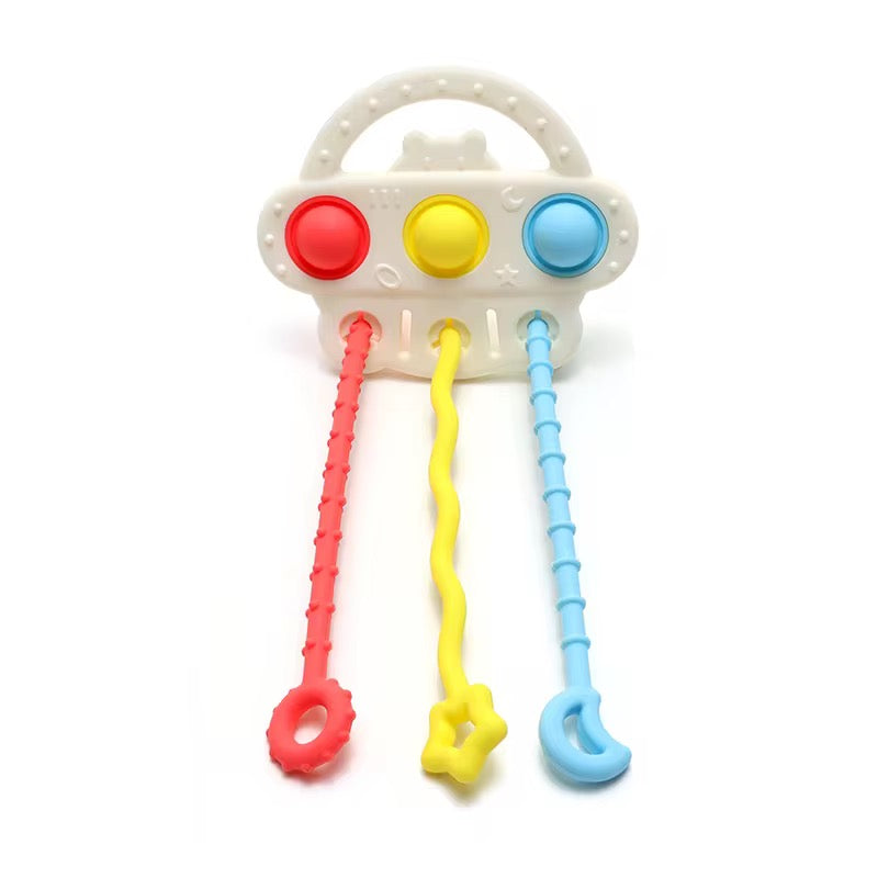 Sensory, pull toy space (red, yellow, blue)