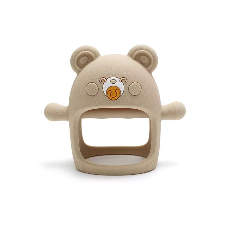 Bear Sensory Toy and Teething essentials Set (taupe)