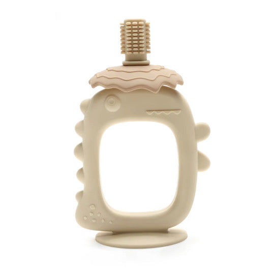Dino Baby teether toothbrush shape