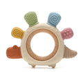 Dinosaur teething multi-textured ring